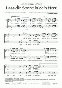Lass die Sonne in dein Herz 