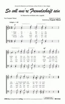 So soll unsre Freundschaft sein 