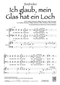 Ich glaub, mein Glas hat ein Loch 
