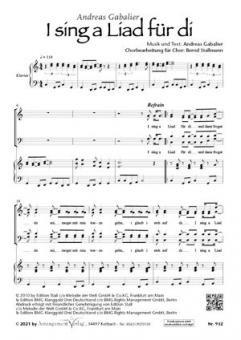 I sing a Liad für di 