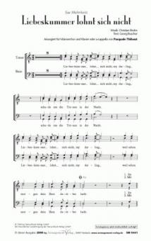 Liebeskummer lohnt sich nicht 