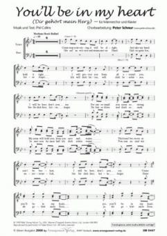 You'll be in my heart 