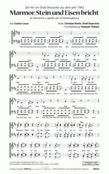 Marmor, Stein und Eisen bricht 