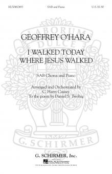 I Walked Today Where Jesus Walked 