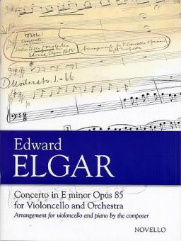 Concerto For Cello And Orchestra In E Minor Op.85 