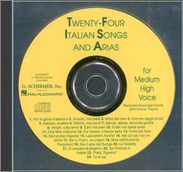 24 Italian Songs & Arias for Medium High Voice 