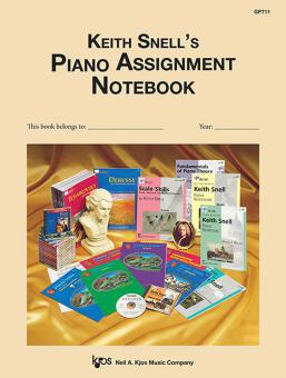 Piano Assignment Notebook 
