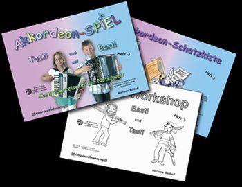 Akkordeonspiel mit Basti und Tasti 3 - Set (Schule/Workshop/Schatzkiste) 