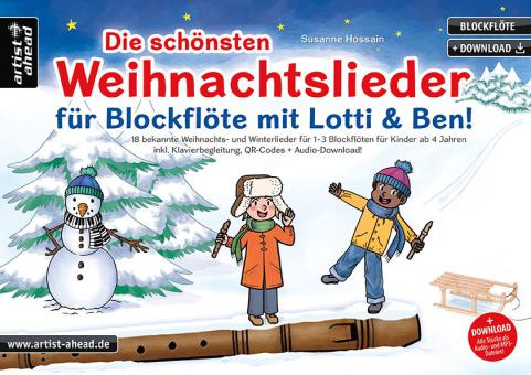 Die schönsten Weihnachtslieder für Blockflöte mit Lotti & Ben 