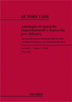 Anthology Of Renaissance And Baroque Music Vol. 1 