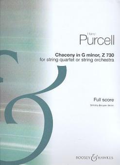 Chaconne g-Moll Z 730 