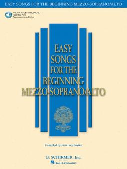 Easy Songs for The Beginning Mezzo-Soprano/Alto 