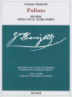 Poliuto Vocal Score Based On Critical Edition Ashbrook/parker 