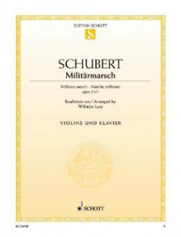 Militärmarsch D-Dur op. 51/1 Standard