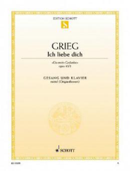 Ich liebe dich op. 41/3 Standard