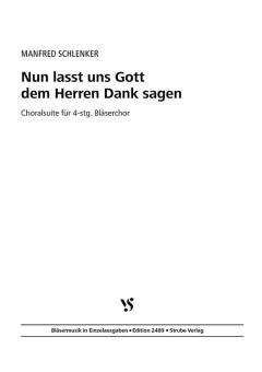 Nun lasst uns Gott dem Herren Dank sagen 