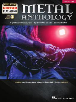 Deluxe Guitar Play-Along Vol. 15: Metal Anthology 