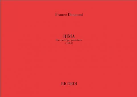 Rima 2 Pieces for Piano 