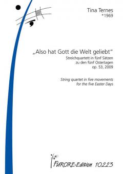 Also hat Gott die Welt geliebt 