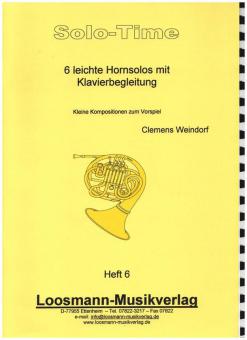 6 leichte Hornsolos 6 