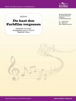 Du hast den Farbfilm vergessen 