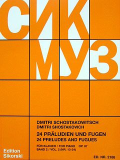 24 Präludien und Fugen für Klavier op. 87 Band 2 