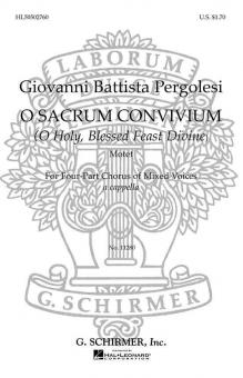O Sacrum Convivium (O Holy Blessed Feast Divine) 