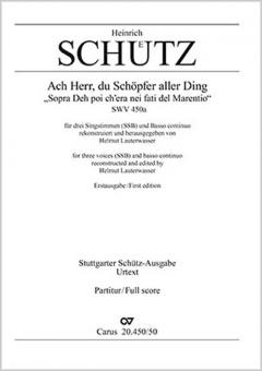 Ach Herr, du Schöpfer aller Ding SWV 450a Standard
