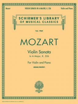 Sonata for Violin and Piano K526 