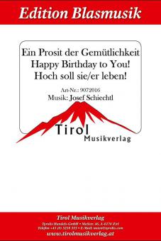 Ein Prosit der Gemütlichkeit - Happy Birthday to You! - Hoch soll sie-er leben! 