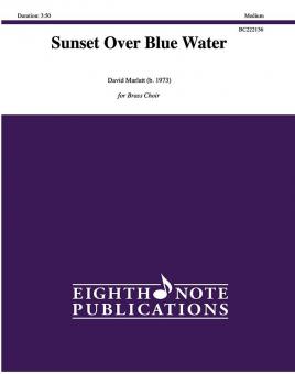 Sunset Over Blue Water 