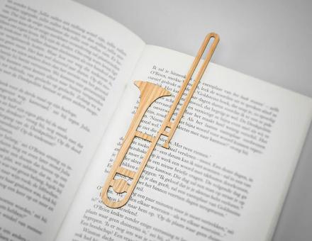 Lesezeichen Posaune Eiche 