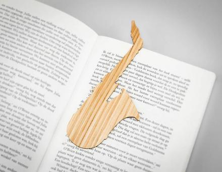 Lesezeichen Saxophon Eiche 