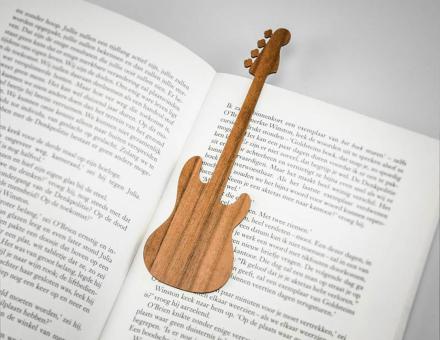 Lesezeichen Bass Gitarre Walnut 