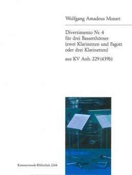 Divertimento Nr. 4 B-dur KV Anh. 229 