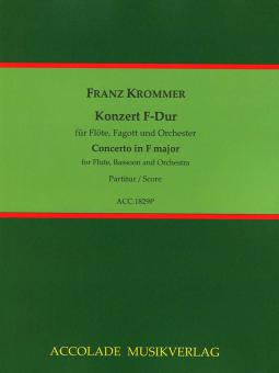 Konzert für Flöte, Fagott und Orchester (Partitur) 