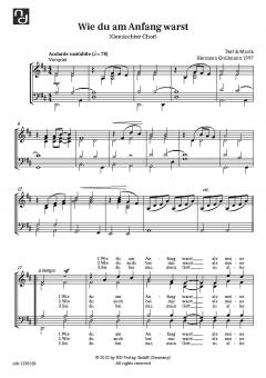 Wie du am Anfang warst 