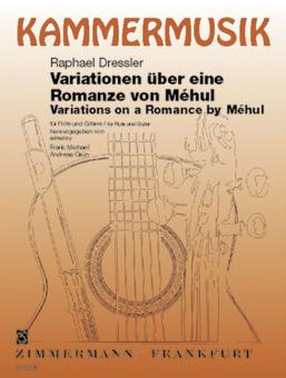 Variationen über eine Romanze aus der Oper Joseph und seine Brüder von Méhul 
