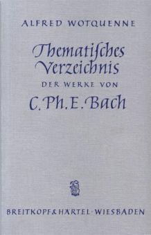 Thematisches Verzeichnis der Werke von C. P. E. Bach 