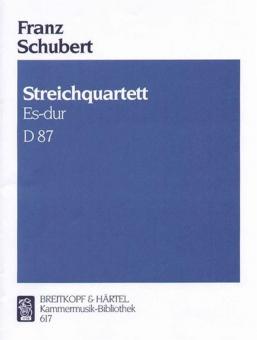 Streichquartett Es-dur op. post. 125/1 D 87 