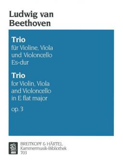 Streichtrio Es-dur op. 3 