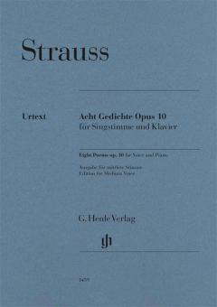 8 Gedichte op. 10 