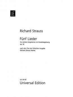 Fünf Lieder 