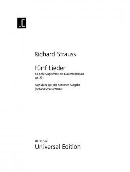 Fünf Lieder 