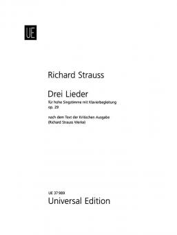 Drei Lieder 