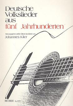 Deutsche Volkslieder aus 5 Jahrhunderten (leicht) 