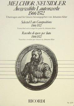 Ausgewählte Lautenwerke (1566-1572) 