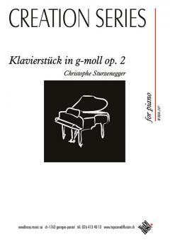 Klavierstück in g-moll op. 2 