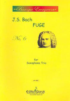 Fuge Nr. 6 from The Welltempered Clavier 
