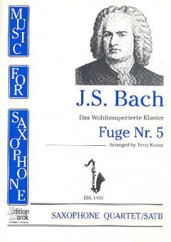 Fuge Nr. 5 aus dem Wohltemperierten Klavier 